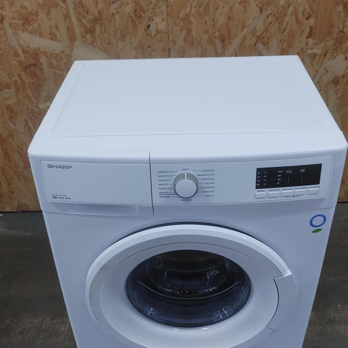Lavatrice Sharp ES-HFA6103WD 6 Kg