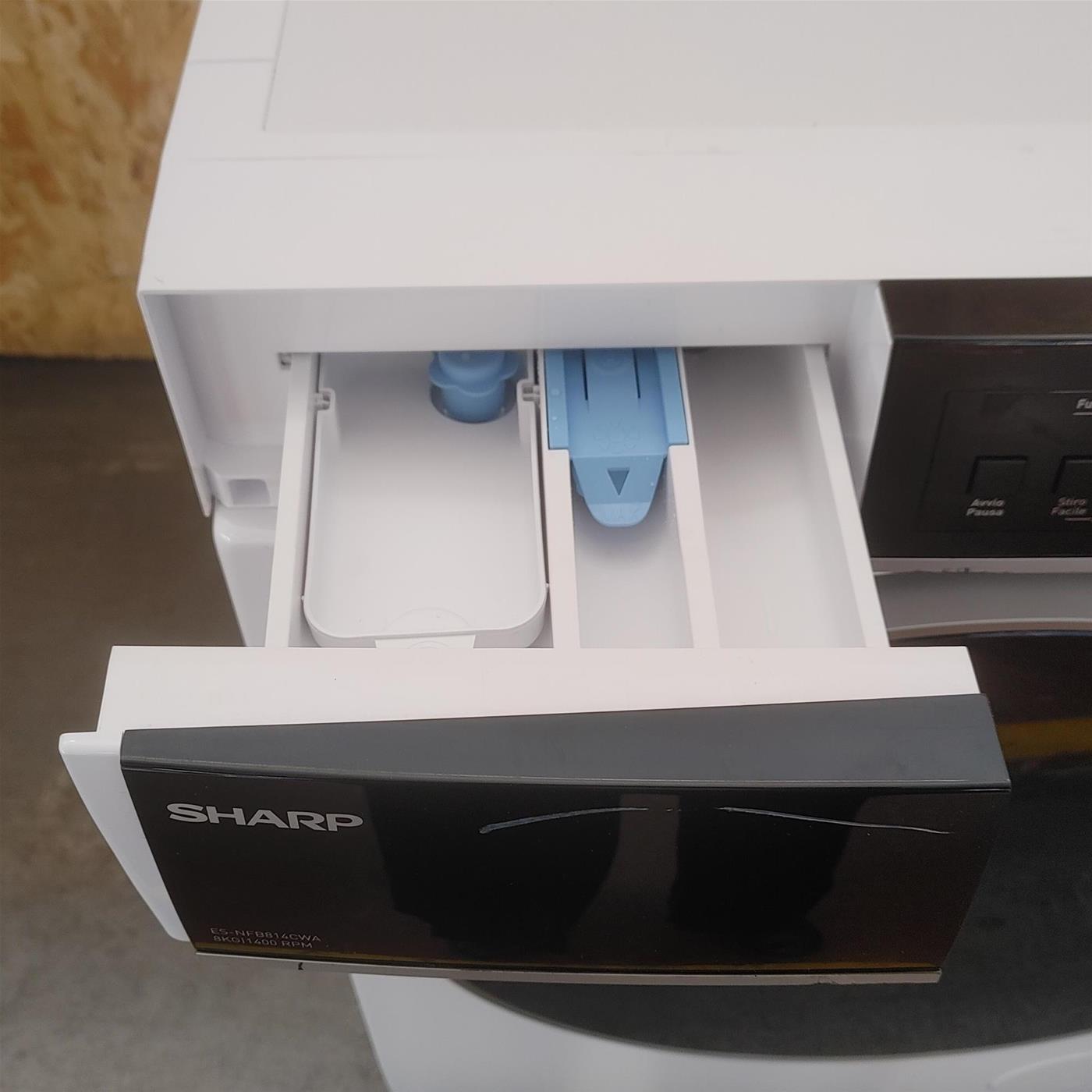 Lavatrice SHARP ES-NFB814CWA-IT 8 Kg