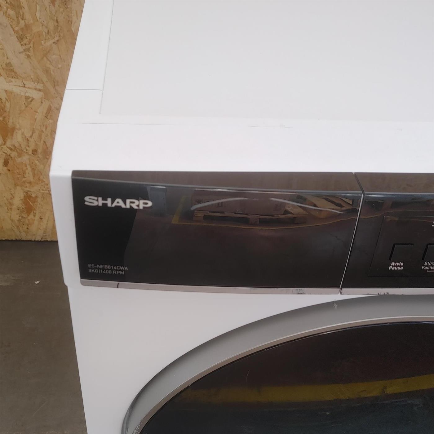 Lavatrice SHARP ES-NFB814CWA-IT 8 Kg