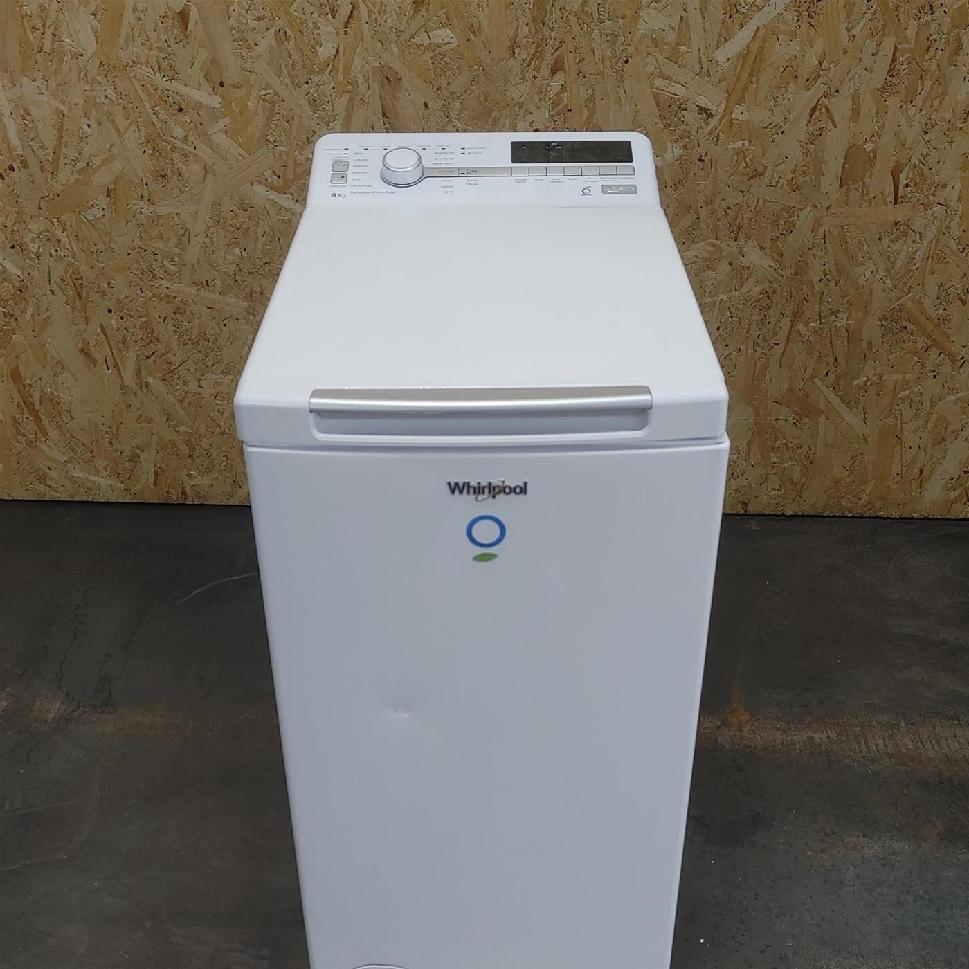 Lavatrice Whirlpool ZEN TDLR 724 Carica dall'alto 7 kg 1200 Giri/min Bianco