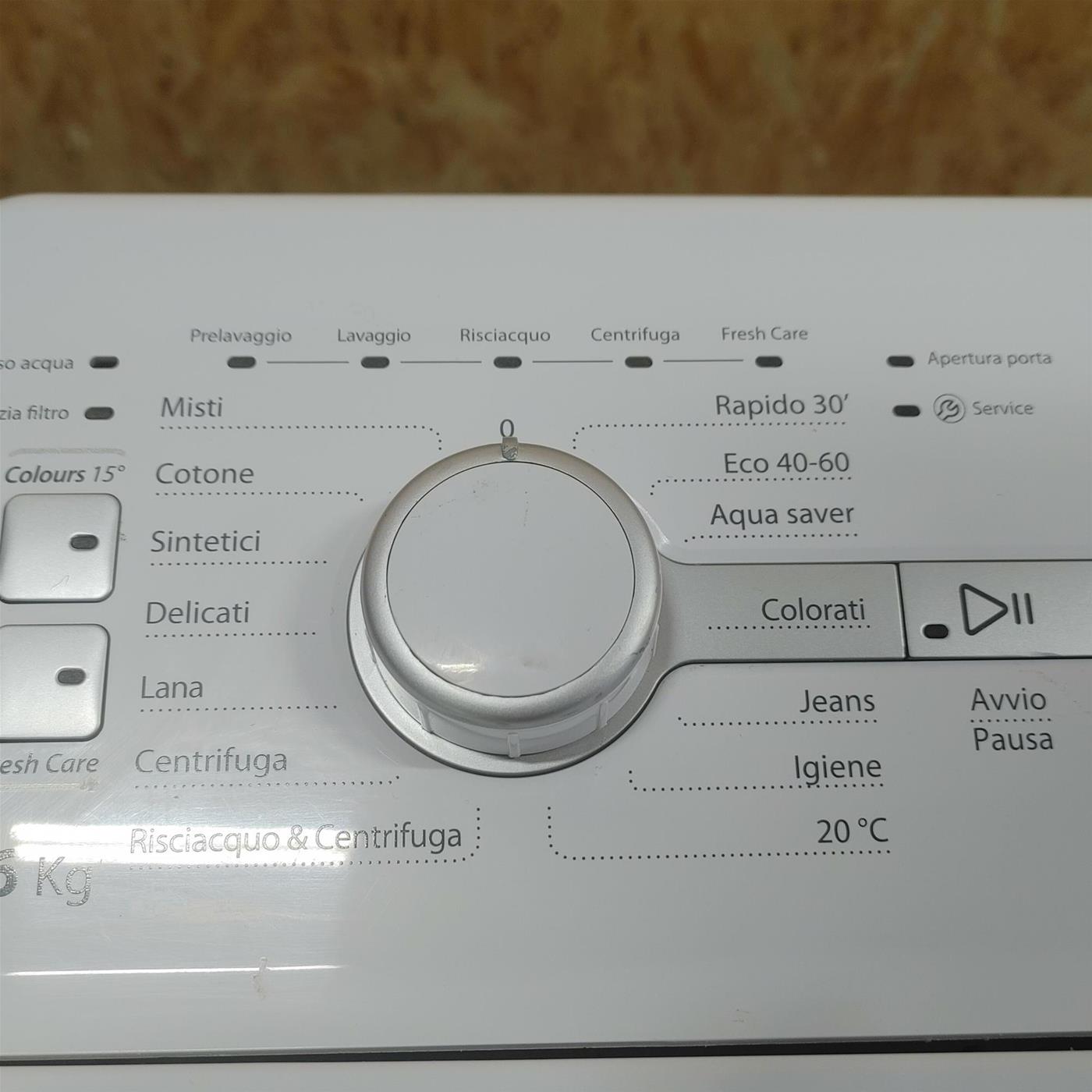 Lavatrice Whirlpool ZEN TDLR 6252BS IT Carica dall'alto 6 kg 1200 giri Bianco