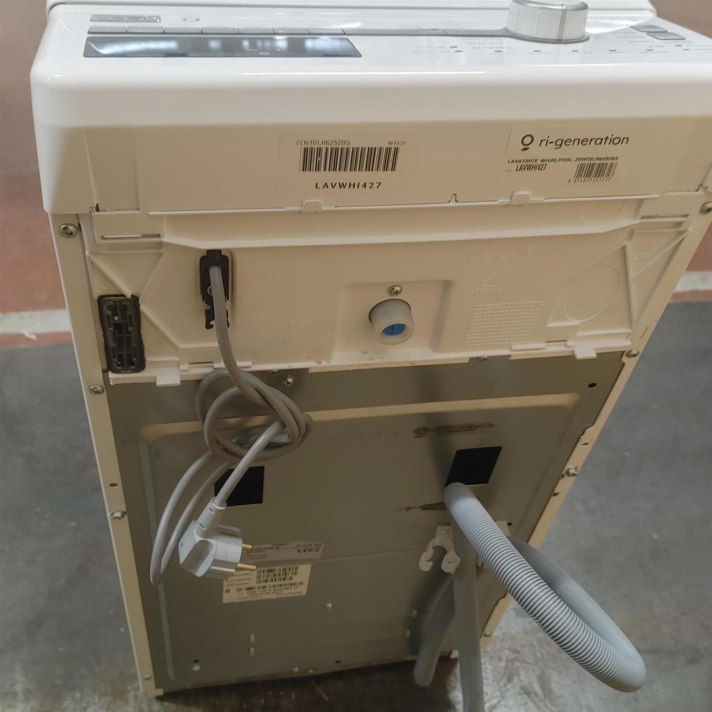 Lavatrice Whirlpool ZEN TDLR 6252BS IT Carica dall'alto 6 kg 1200 giri Bianco