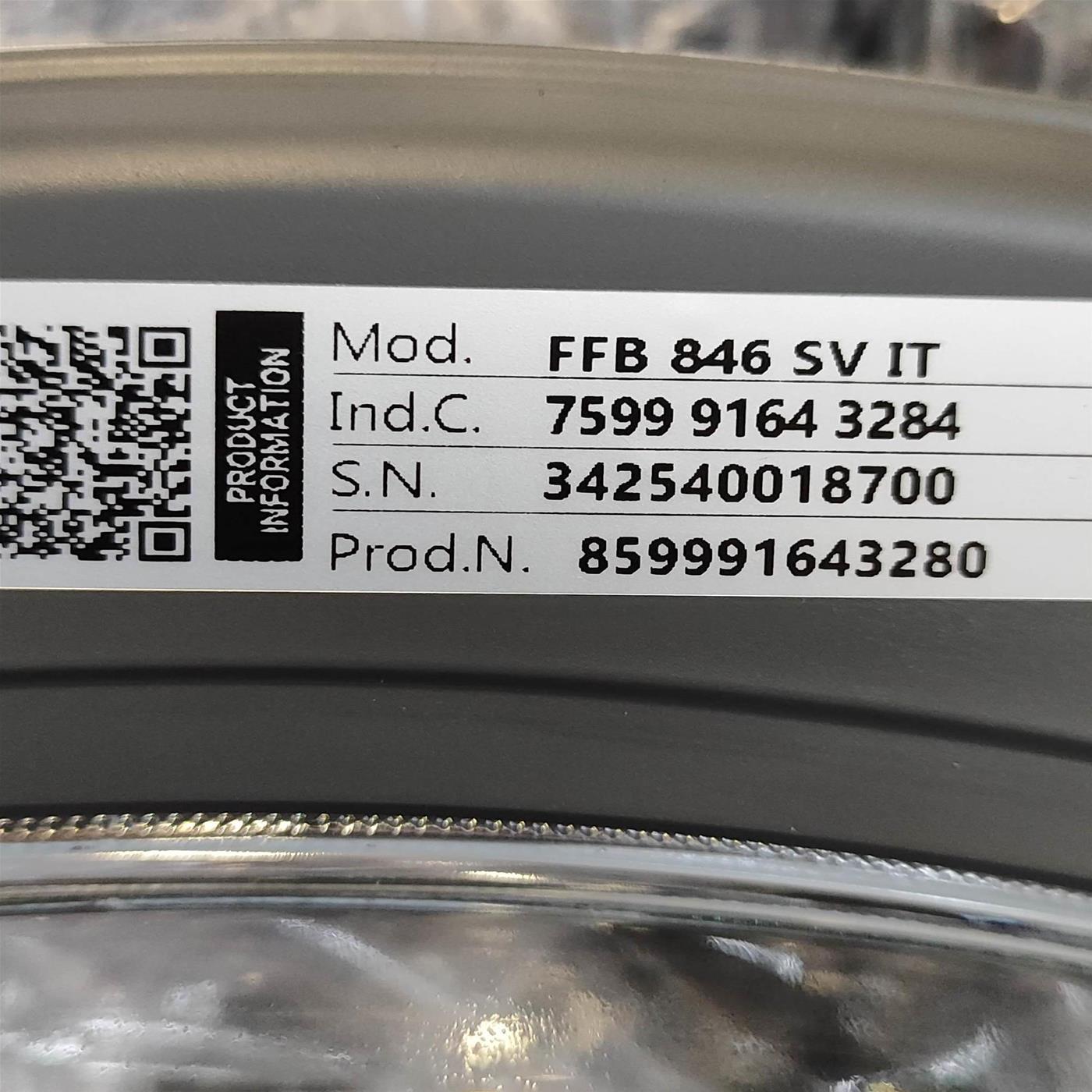 Lavatrice Whirlpool FreshCare FFB 846 SV IT 8 Kg