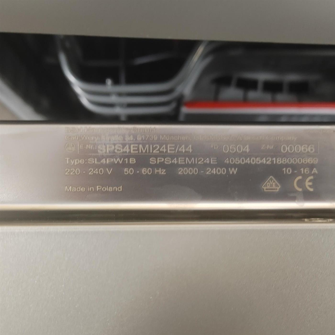 Lavastoviglie Bosch Serie 4 SPS4EMI24E Libera installazione 10 coperti
