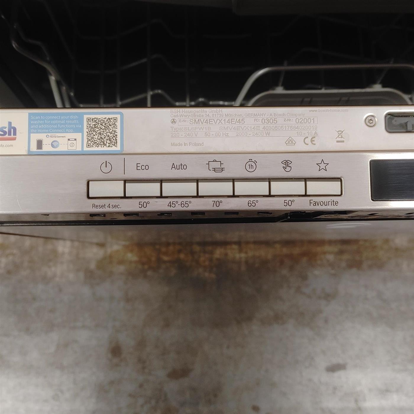 Lavastoviglie Bosch Serie 4 SMV4EVX14E A scomparsa totale 13 coperti
