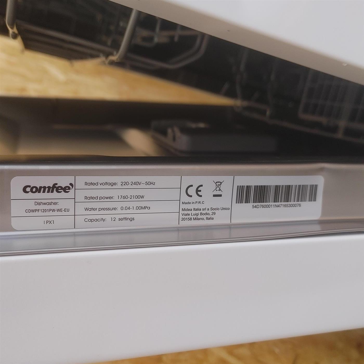 Lavastoviglie COMFEE ' CDWPF1201PW-WE-EU Libera installazione