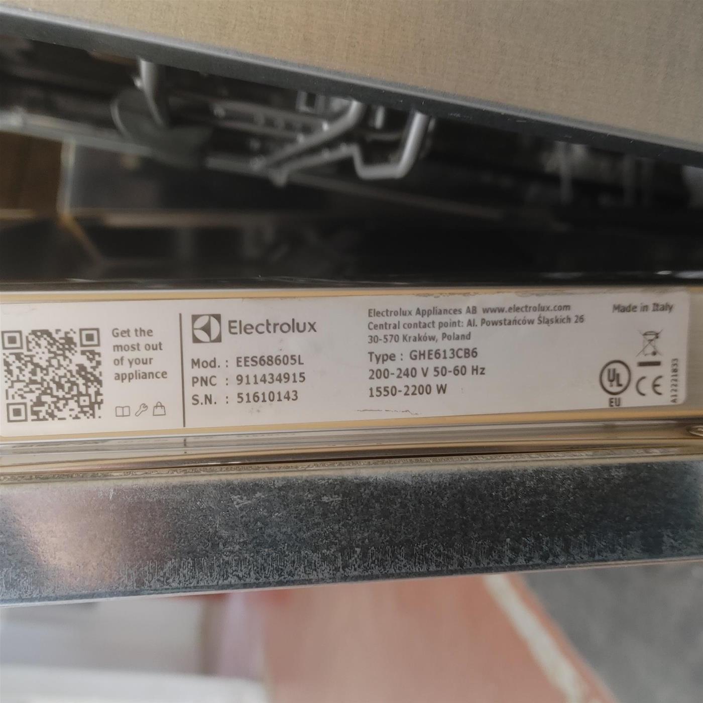 Lavastoviglie Electrolux SatelliteClean EES68605L  Serie 700 GlassCare da Incasso 14 coperti