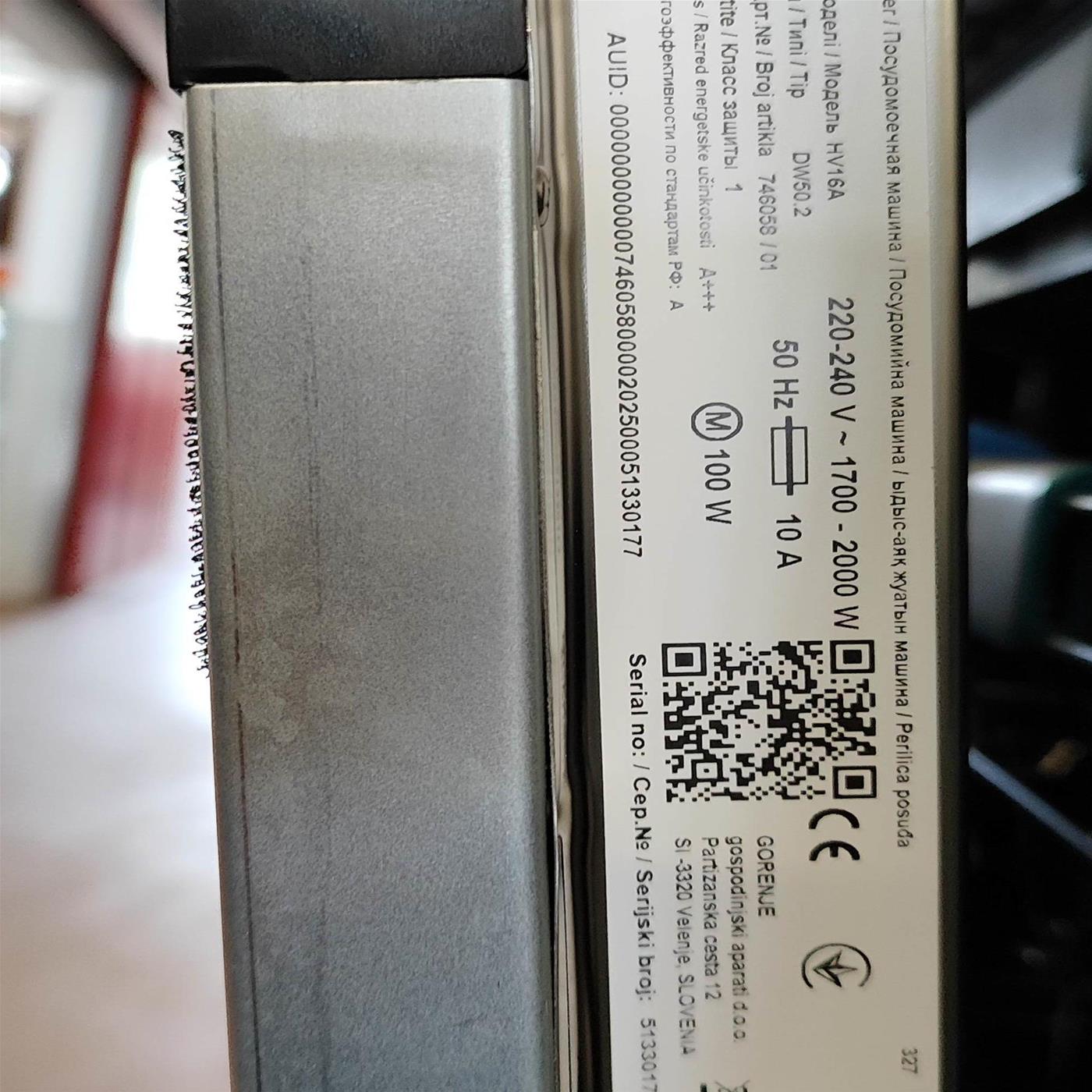Lavastoviglie Hisense HV16A A scomparsa totale 16 coperti