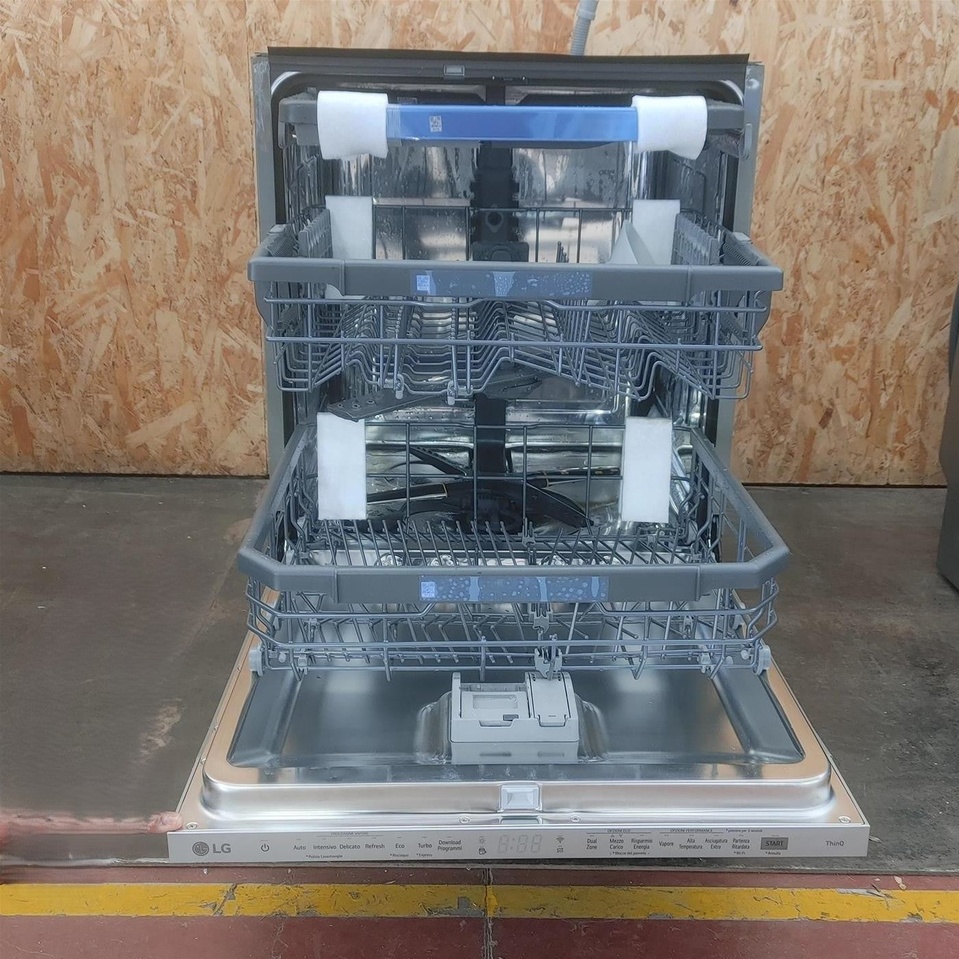 Lavastoviglie LG QuadWash DB365TXS Vapore Wi-Fi  14 coperti