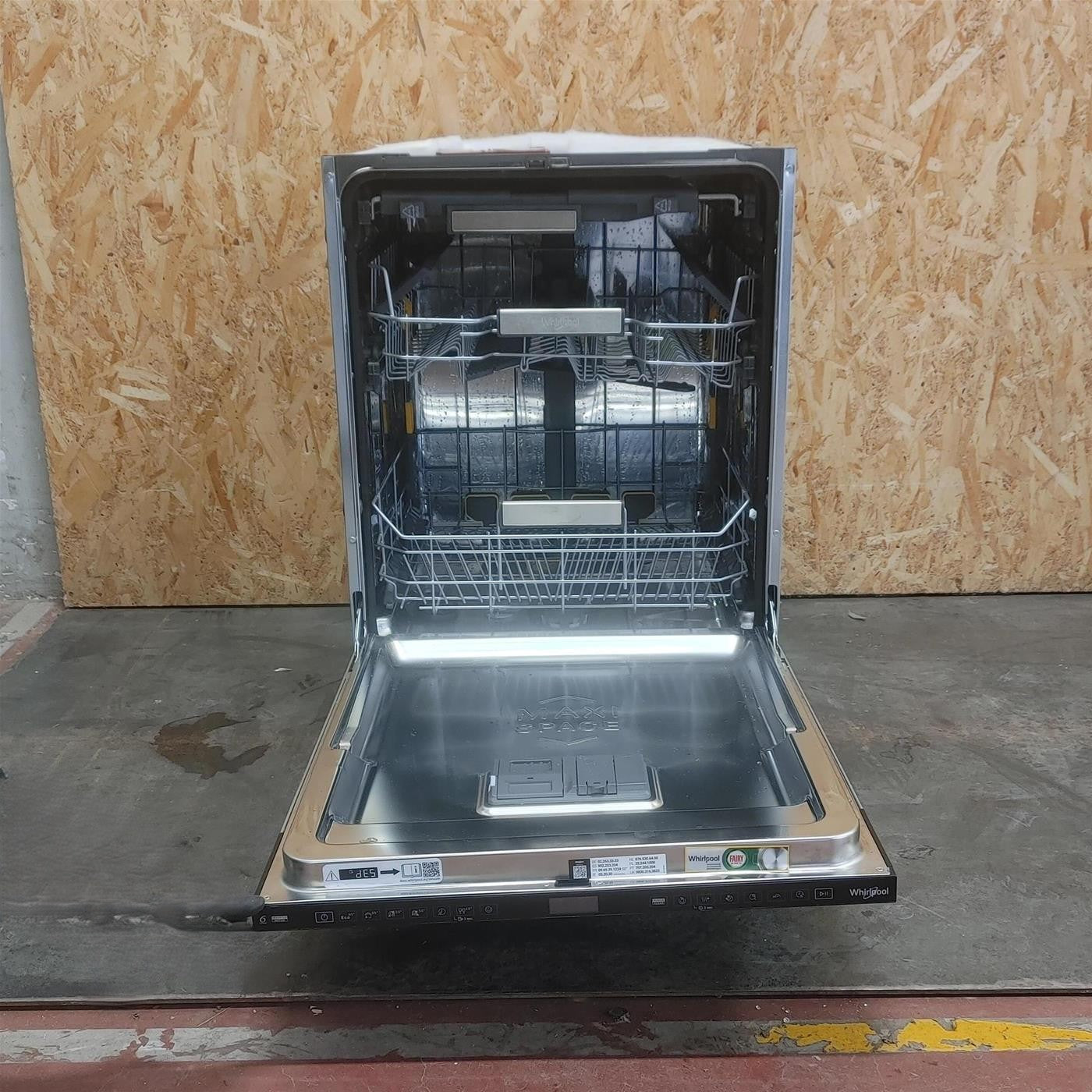 Lavastoviglie Whirlpool W7I HF60 TU MaxiSpace da incasso 15 coperti