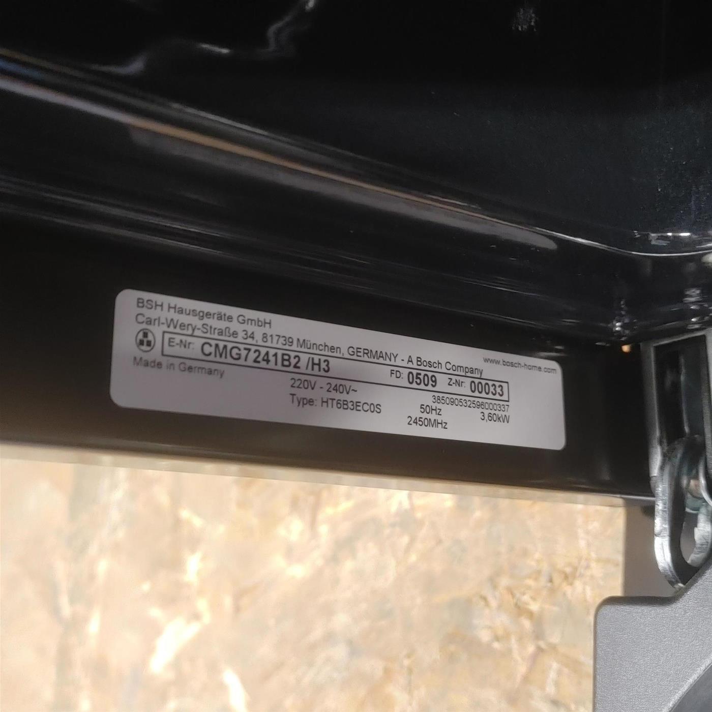 Forno elettrico Bosch Serie 8 CMG7241B2 Combinato con microonde