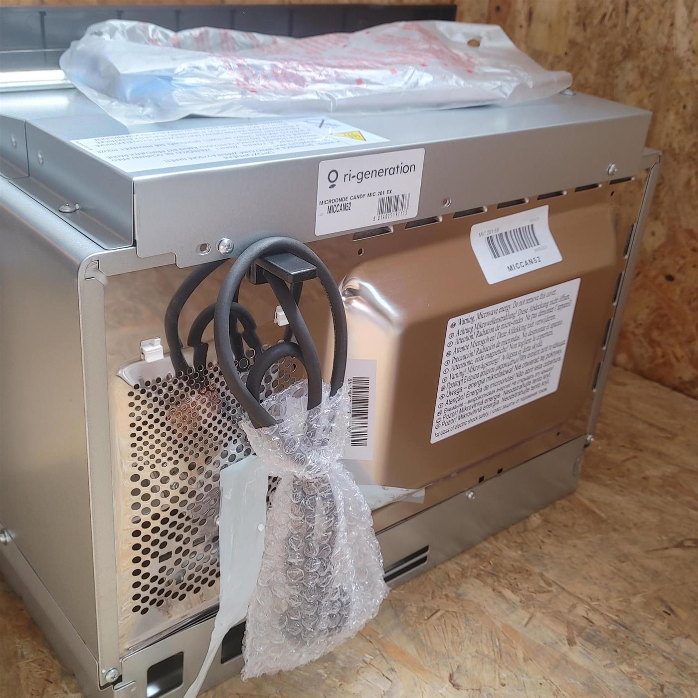 Candy MIC 201 EX Forno a microonde grill da incasso 20 L 800 W Acciaio inox