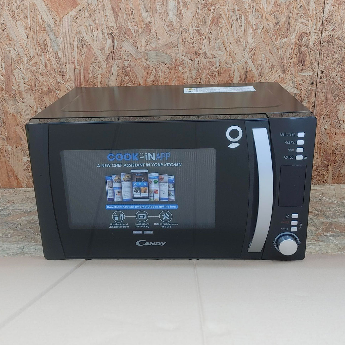 Candy COOKinApp CMXG25DCB Microonde grill in acciaio inox da banco 25 L 900 W