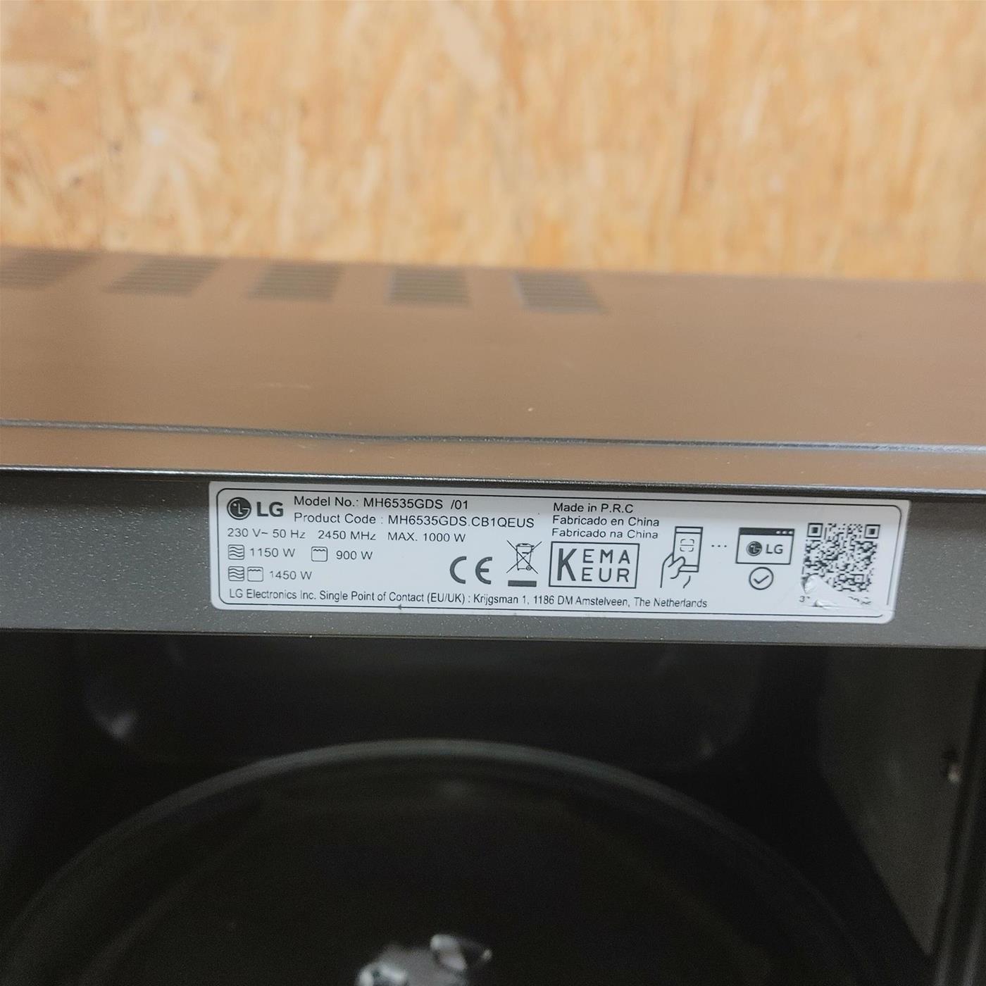 Microonde LG MH6535GDS Combinato