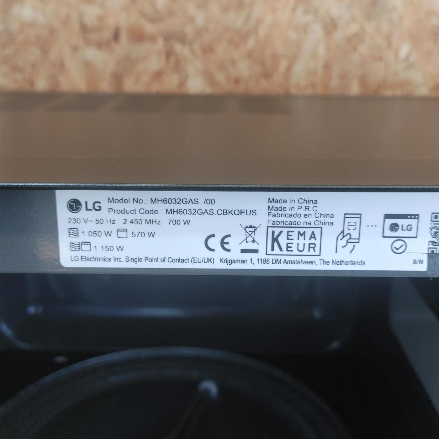 Microonde LG MH6032GAS 20 L 1050 W