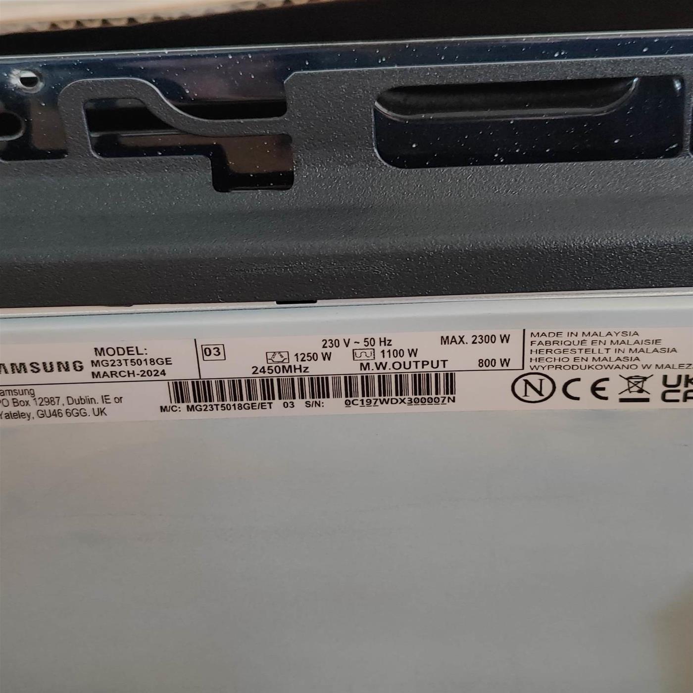 Microonde Samsung Microonde MG23T5018GE BESPOKE Con Vaporiera