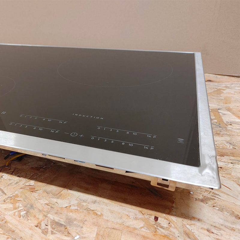 Piano cottura a induzione 4 Fornello(i) AEG IKE84445XB Nero, Acciaio inossidabile Da incasso 80 cm