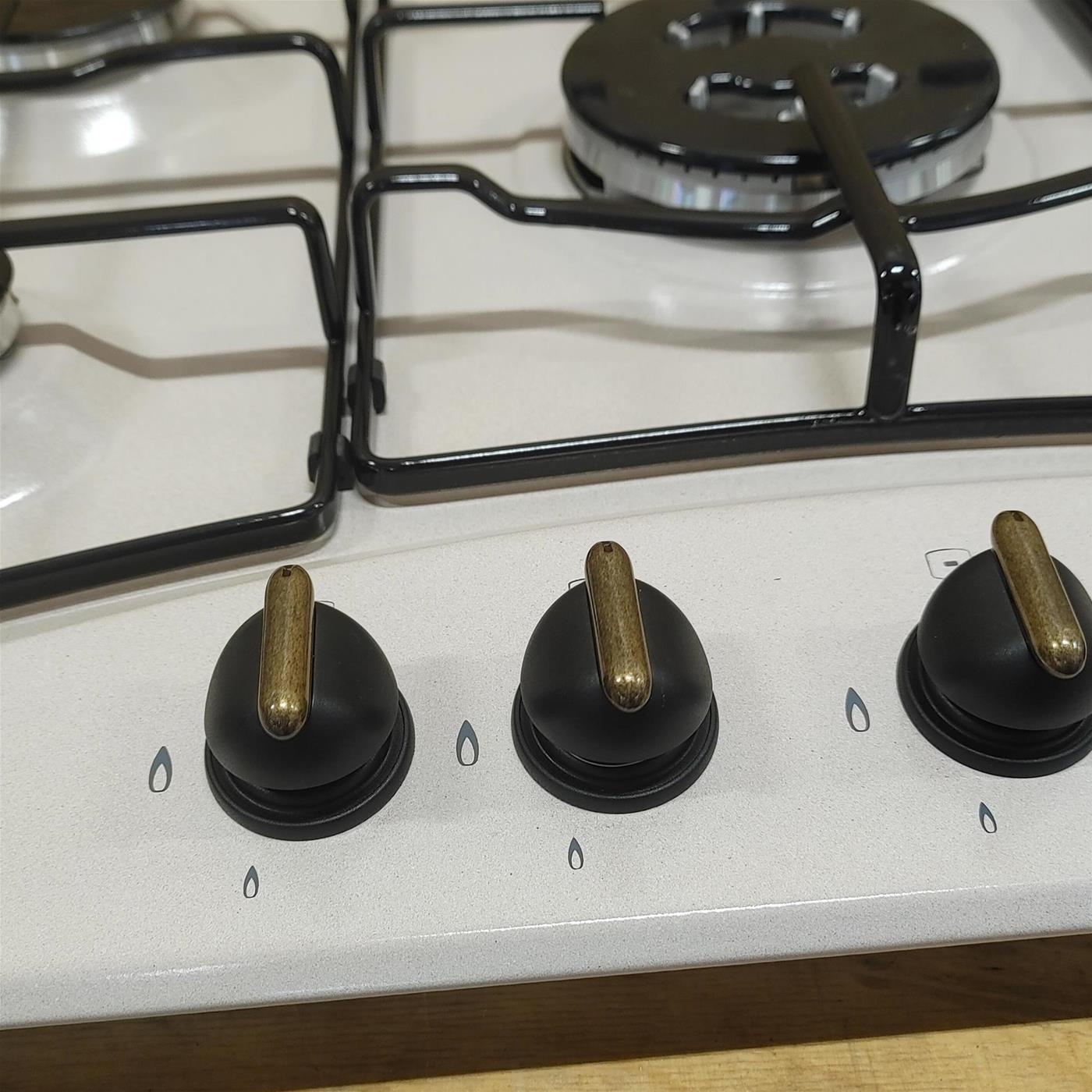 Hotpoint PCN640T(AN)R/HAPL Piano cottura Antracite Da incasso 59 cm Gas 4 Fornello(i)
