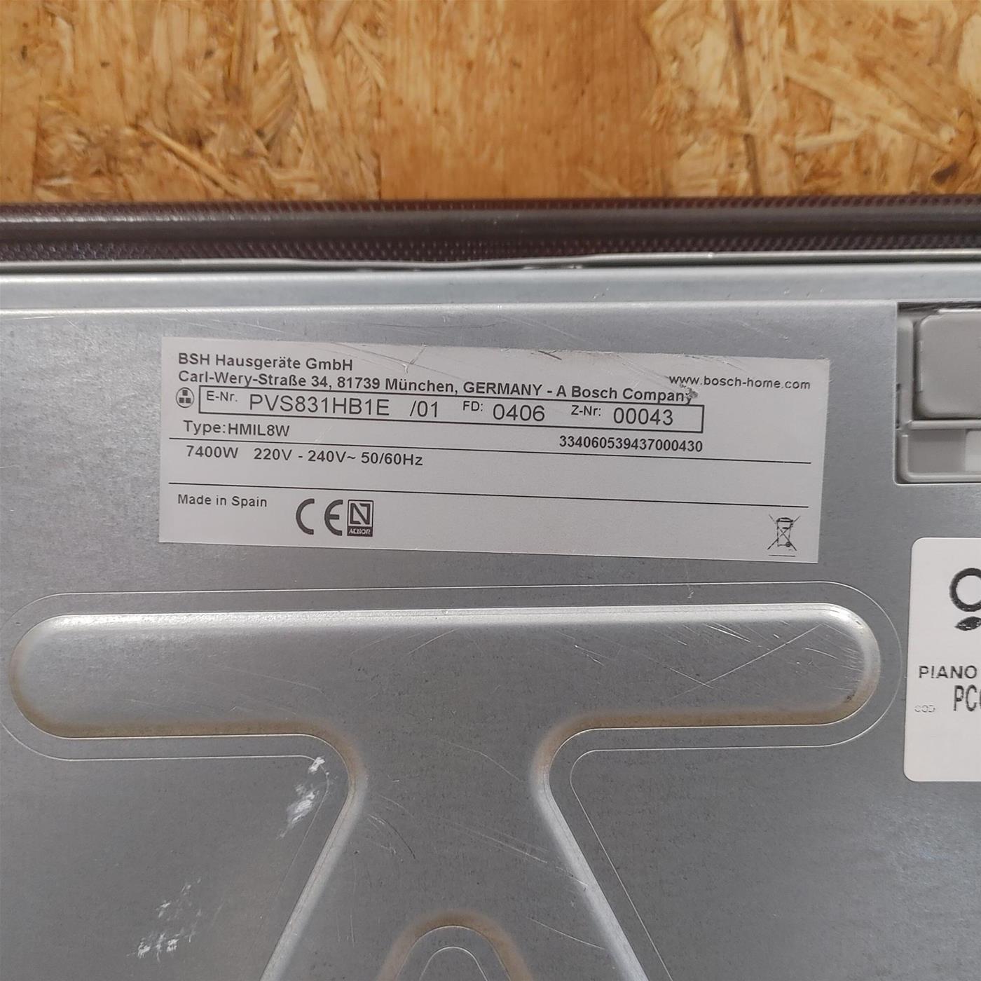 Piano cottura Bosch Serie 6 PVS831HB1E a induzione CombInduction