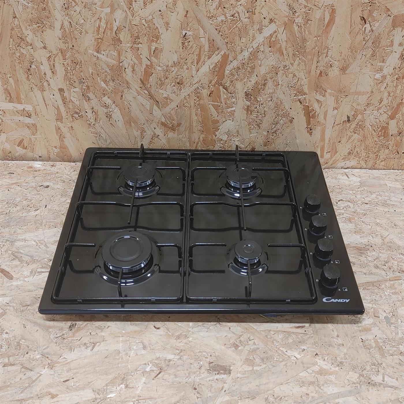 Candy Idea CHW6LBB Nero Da incasso 60 cm Gas 4 Fornello(i)