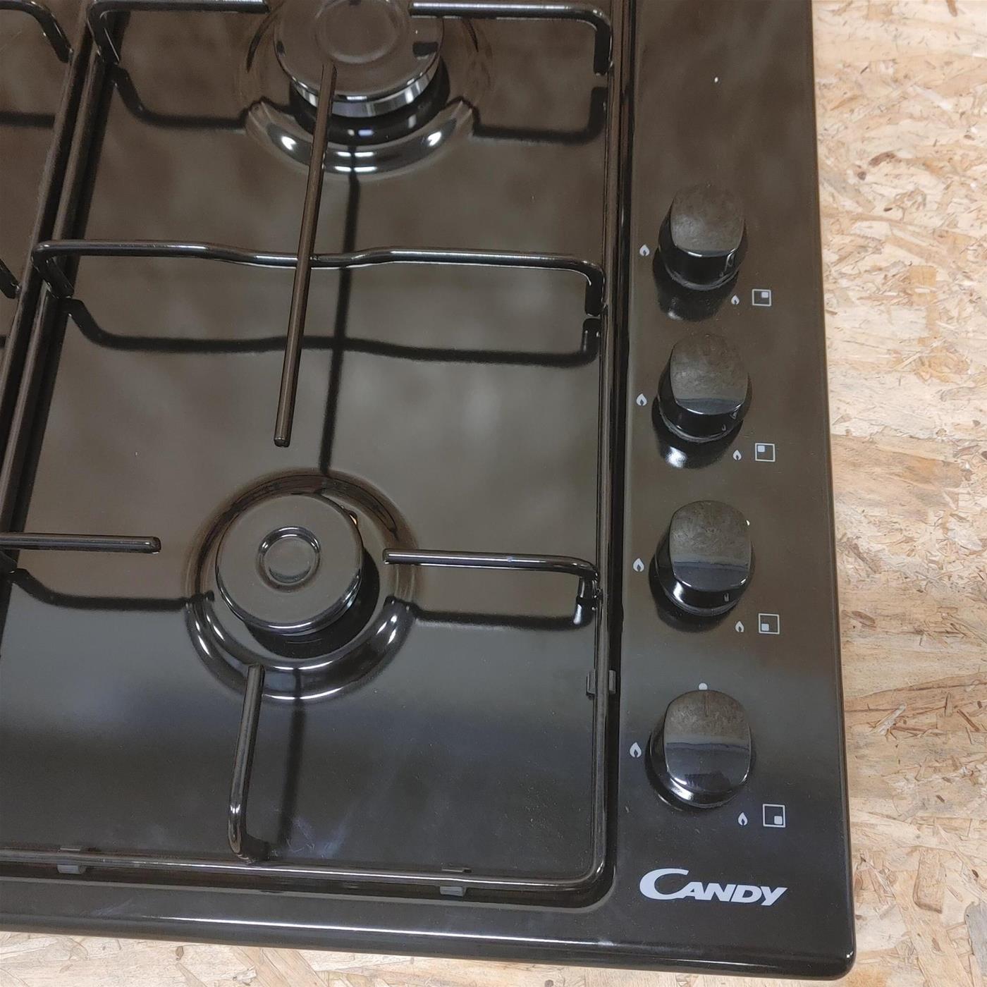 Candy Idea CHW6LBB Nero Da incasso 60 cm Gas 4 Fornello(i)