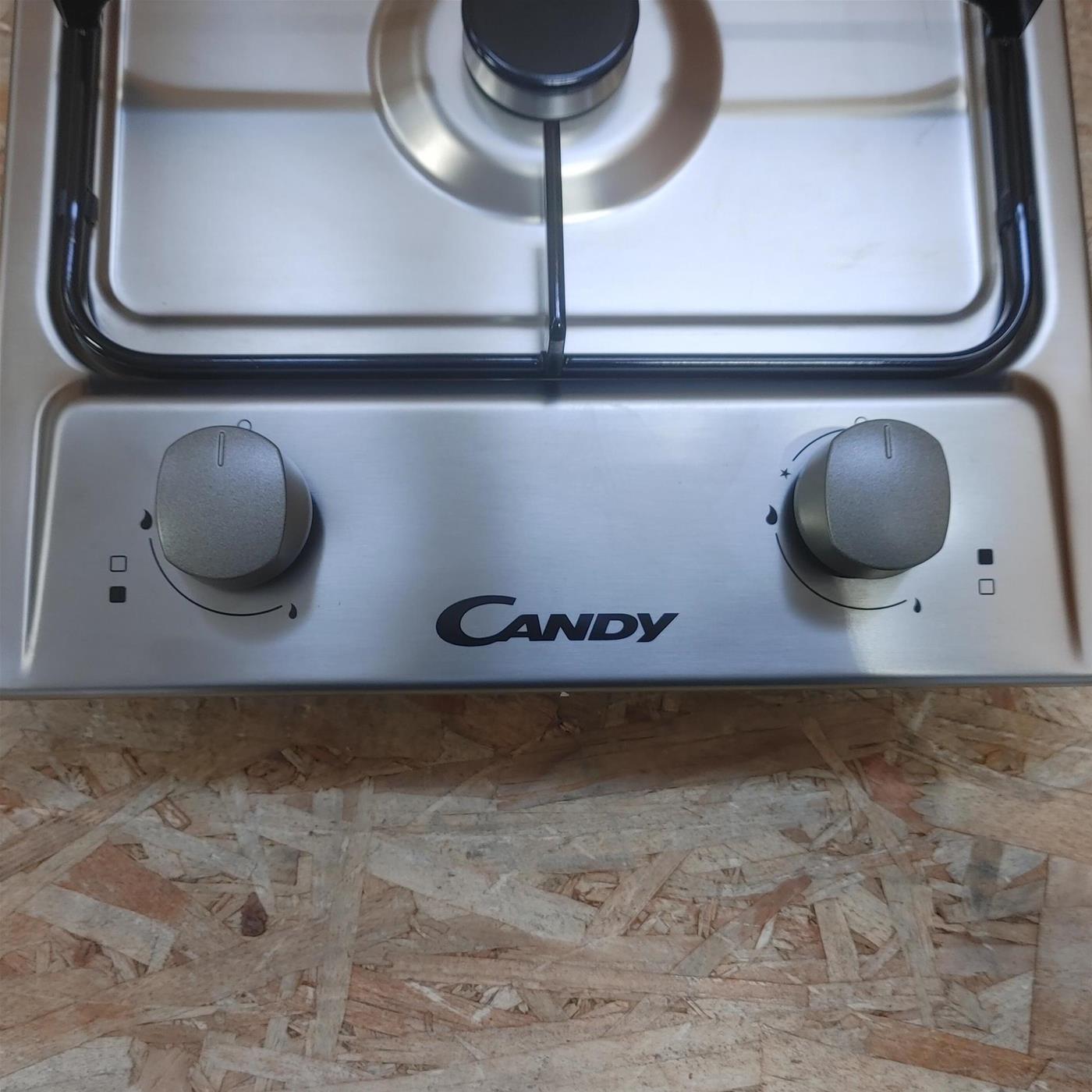 Piano cottura Candy Timeless CDG32/1SPX a Gas 2 Fuochi