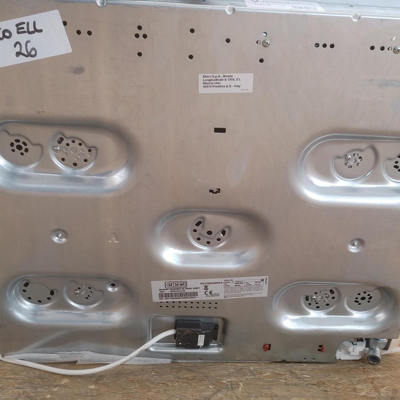 Elleci QUADRO 60 Quadro Piano cottura a gas cm. 60 - DARKGREY