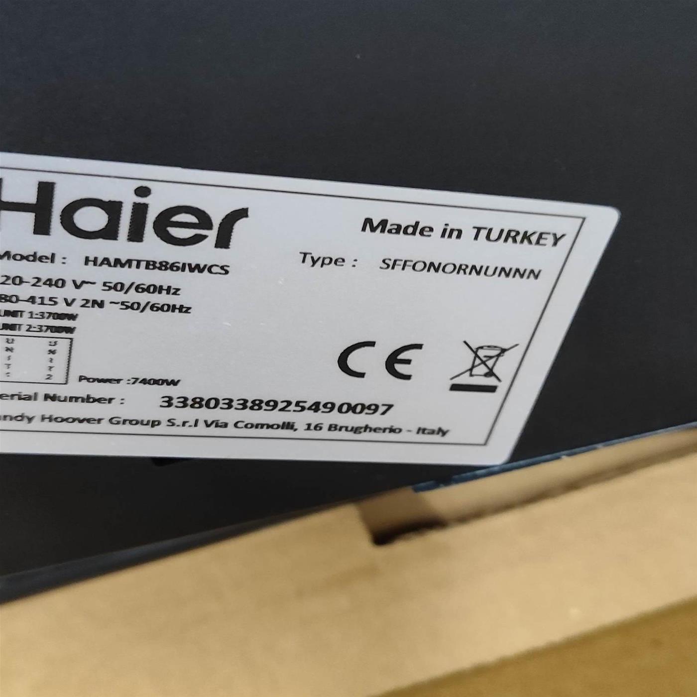 Piano cottura Haier HAMTB86IWCS a induzione 4 zone cottura