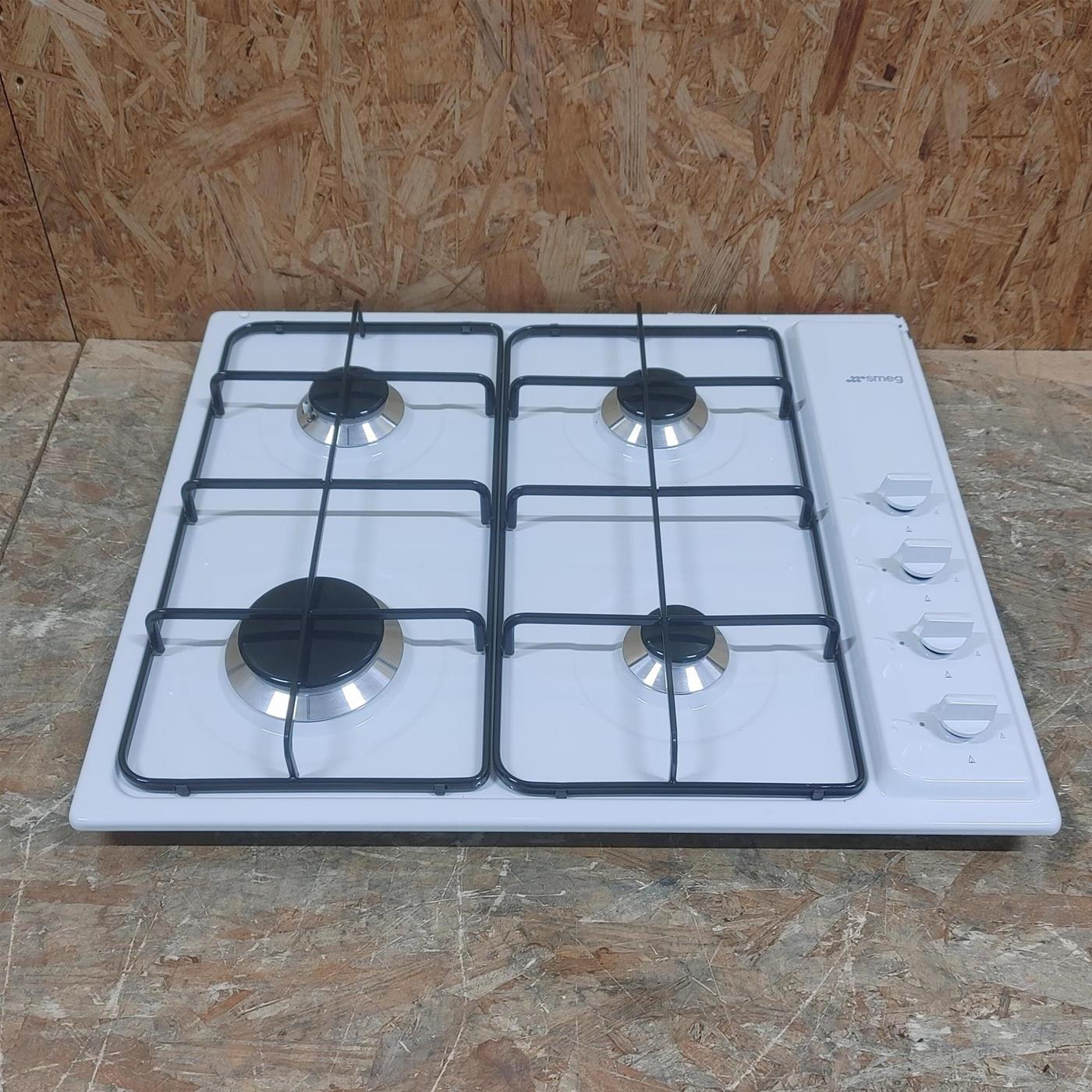 Piano cottura a gas Smeg S64SB 4 fuochi