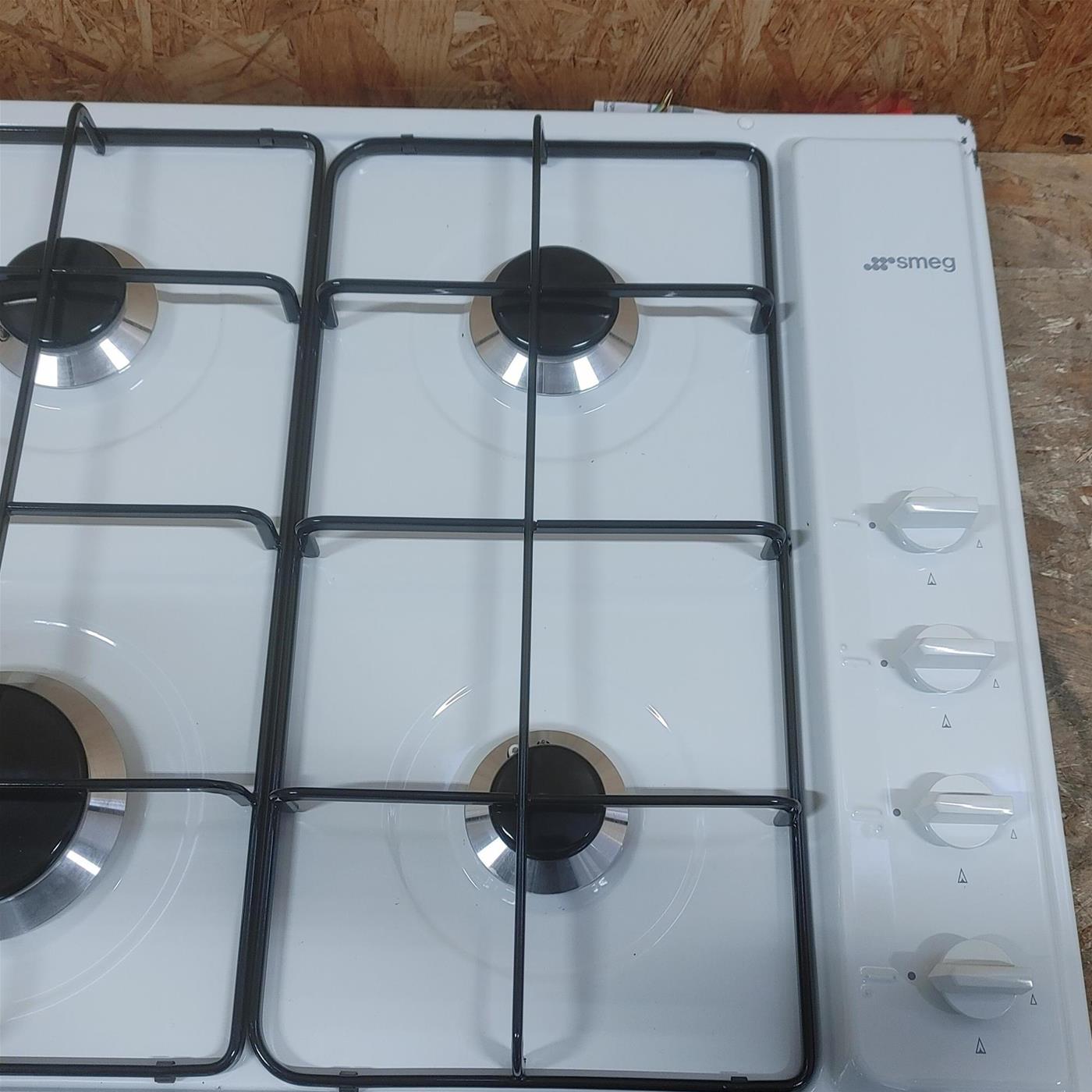 Piano cottura a gas Smeg S64SB 4 fuochi