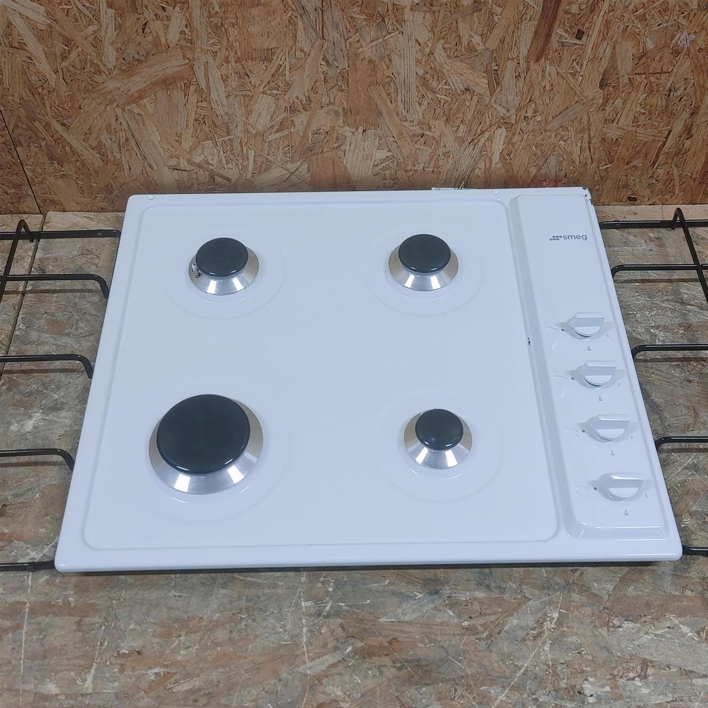 Piano cottura a gas Smeg S64SB 4 fuochi
