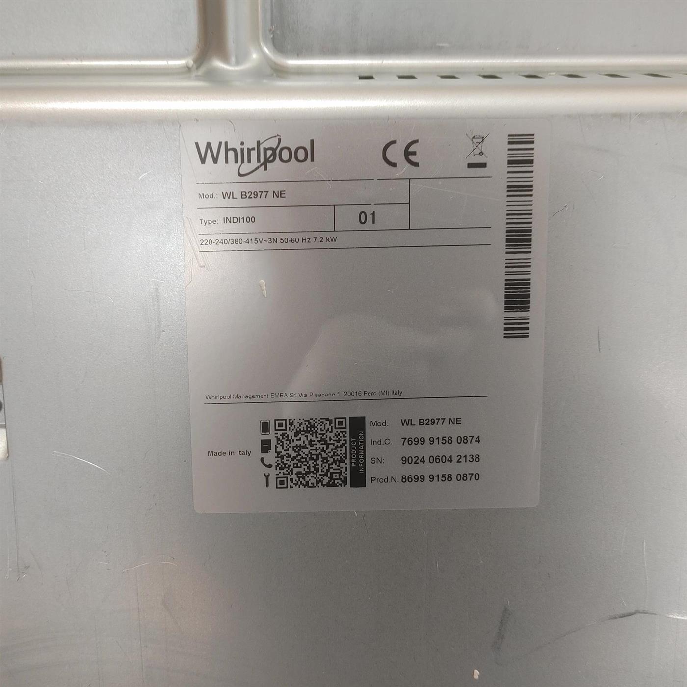 Whirlpool Piano Cottura Induzione WL B2977 NE