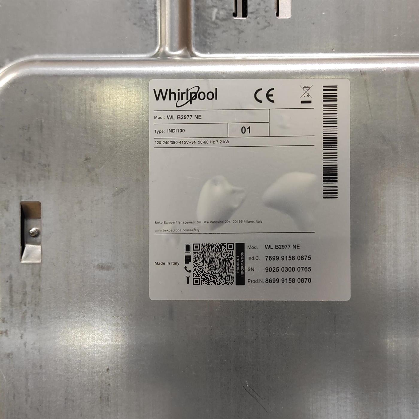 Piano Cottura Whirlpool  WL B2977 NE Induzione