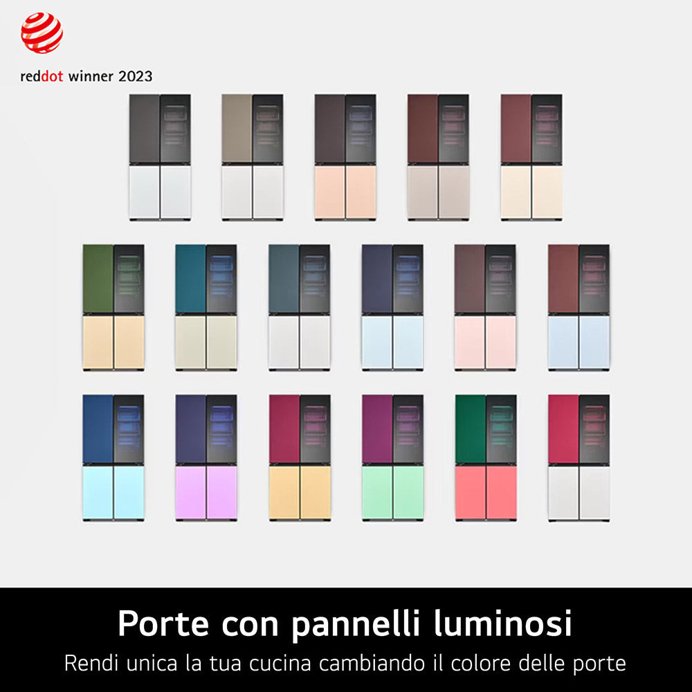 Frigorifero LG InstaView MoodUP GMV960NNME Side by Side Colore personalizzabile